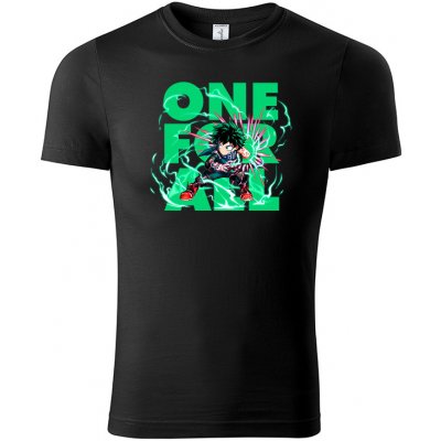 Boku no Hero Academia BNHA tričko One For All černé