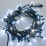 Flash LED řetěz 10m 120 MAXI LED propojitelné PROFI 2-pin venkovní studená bílá – Hledejceny.cz