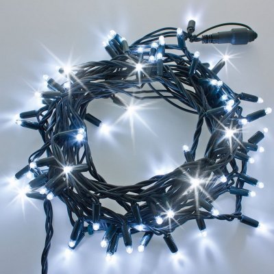 Flash LED řetěz 10m 120 MAXI LED propojitelné PROFI 2-pin venkovní studená bílá – Hledejceny.cz