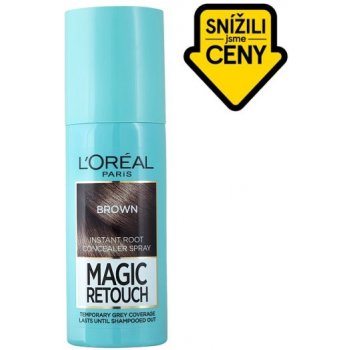 L'Oréal Magic Retouch Sprej pro okamžité zakrytí odrostů světlá hnědá 75 ml