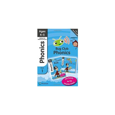 Phonics - Learn at Home Pack 1 Bug Club, Phonics Sets 1-3 for ages 4-5 Six stories + Parent Guide + Activity Book Johnston RhonaMixed media product
