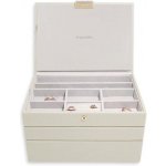 Stackers šperkovnice 3v1 Oatmeal Classic Set krémová – Zboží Mobilmania