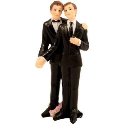 Svatební figurky na dort - gay couple 11 cm – Zboží Mobilmania