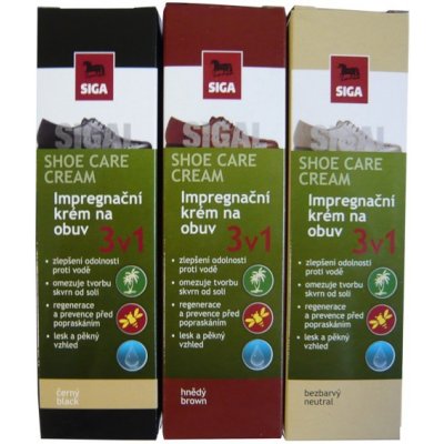 Siga Care Impregnační krém na obuv 50 ml bezbarvá – Hledejceny.cz