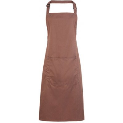 Premier Workwear Pracovní zástěra za krk s kapsou PR154 Mocha Pantone 7505 72x86cm – Hledejceny.cz