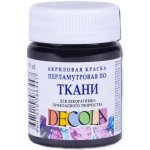 Decola barva na textil perleťová 50 ml černá – Zboží Dáma