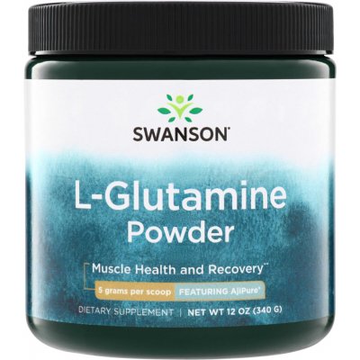 Swanson AjiPure L-Glutamin 340 g – Hledejceny.cz