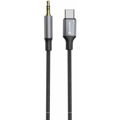 Swissten 73502309 USB-C (M) - 3.5mm Jack, 1,5m, černý – Zboží Živě