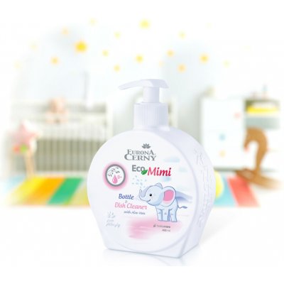 Eurona Eco Mimi Šetrný gel na ruční mytí dětského nádobí kojeneckých lahví a dudlíků 400 ml – Zboží Dáma