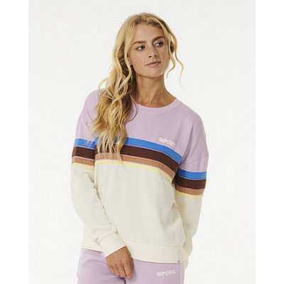 Rip Curl mikina SURF REVIVAL CREW Lilac