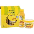 Garnier Fructis Hair Food Banana šampon Fructis Nourishing Banana Hair Food 350 ml + maska na vlasy Fructis Nourishing Banana Hair Food 390 ml dárková sada