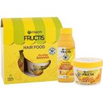 Garnier Fructis Hair Food Banana šampon Fructis Nourishing Banana Hair Food 350 ml + maska na vlasy Fructis Nourishing Banana Hair Food 390 ml dárková sada – Zboží Mobilmania