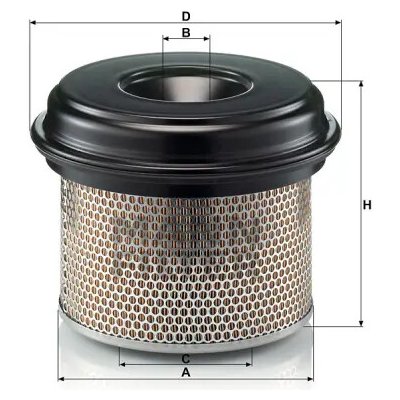 MANN FILTER Vzduchový filtr C 28 715 – Hledejceny.cz