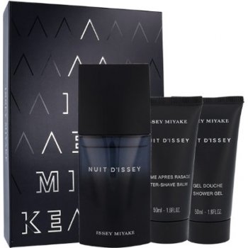 Issey Miyake Nuit d´Issey EDT 75 ml + sprchový gel 50 ml + balzám po holení 50 ml dárková sada