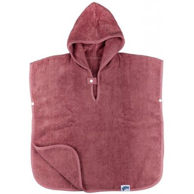 Kikko BIO bavlněné froté pončo Organic Mesa Rose – Zboží Dáma