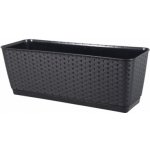 Prosperplast Ratolla P 49,2 x 17,2 x 17,4 cm antracit – Zboží Dáma
