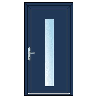 OknaDvereNaMiru.cz Vchodové plastové dveře STYL 107 zlatý dub 100 x 200 cm – Sleviste.cz