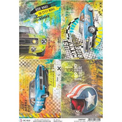 Ciao Bella Rýžový papír No Speed Limit Cards 21x29.7 cm – Hledejceny.cz