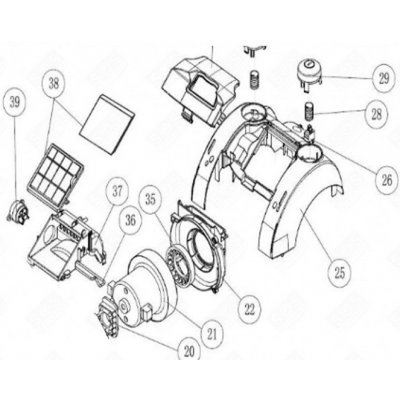 AEG Electrolux náhradní díl 4055216198 motor vysavače – Zbozi.Blesk.cz