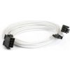 PC kabel Phanteks 6+2-Pin PCIe kabel / prodlužovací / 50cm / bílý (PH-CB8V_WT)