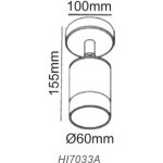 ACA Lighting Venkovní bodové svítidlo HI7033A – Hledejceny.cz