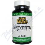 Natural Factors Mega Enzymy 90 tablet – Hledejceny.cz
