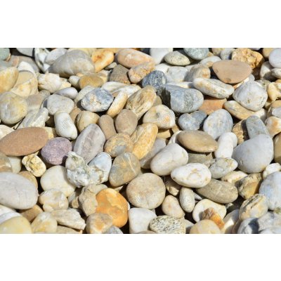 #3 Kačírek mix oblázky - 25kg balení Velikost: Kremeň D mix oblázky pr. 16-32 mm balení 25kg – Hledejceny.cz