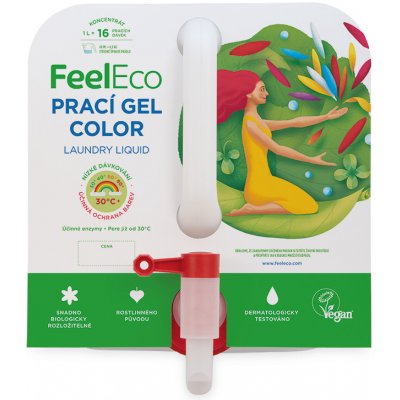 FeelEco prací gel na barevné prádlo 10 l Bag in box – Zboží Mobilmania