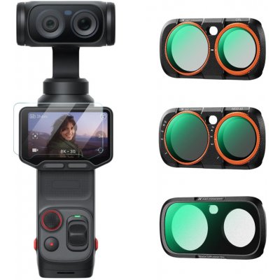 KF Concept sada filtrů pro Insta360 Luna Ultra (CPL+Black Diffusion 1/4+ND2-32) KF0103.9901.0040 – Zboží Živě