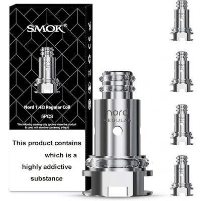 Smoktech Smok Nord Coil regular 1.4 ohm 5 ks – Hledejceny.cz