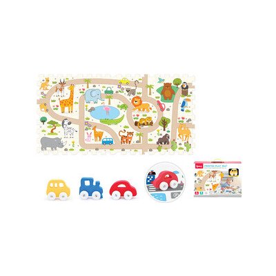 Wiky Měkké bloky s autíčkem safari 8 ks – Zboží Dáma