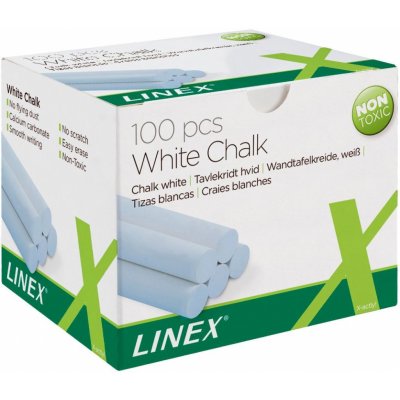 Linex Křídy bílé kulaté 100 ks bílá – Zboží Dáma Linex Křídy bílé kulaté 100 ks bílá – Zboží Dáma
