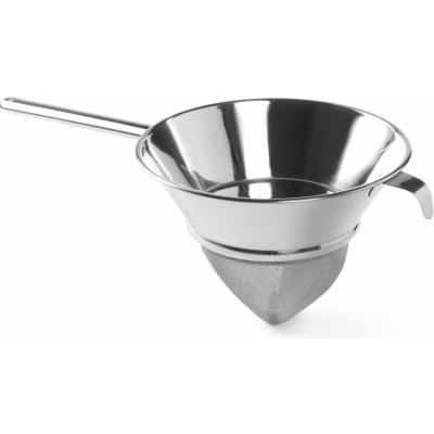 Čínský špičatý cedník o průměru 245 mm, se sítem, husté | HENDI, 647561 inox – Zboží Dáma