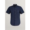 Pánská Košile Gant košile reg micro print SS shirt modrá