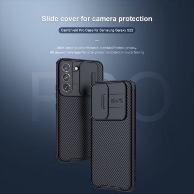 Pouzdro Nillkin CamShield Samsung Galaxy S22 černé