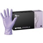 Espeon NITRIL SPARKLE nepudrované perleťově fialové 100 ks – Sleviste.cz