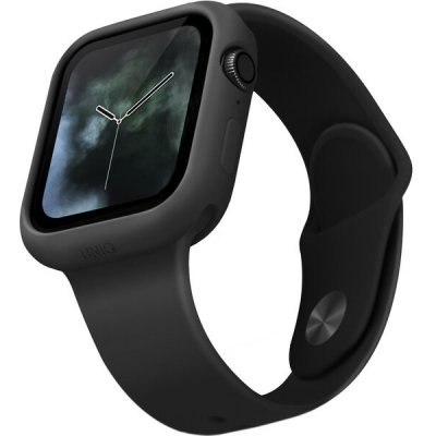 Uniq silikonové pouzdro Lino pro Apple Watch série 4/5 44 mm, černá UNIQ-44MM-LINOBLK – Zbozi.Blesk.cz