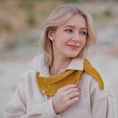 merino šátek šála Zlatý déšť – Zboží Mobilmania