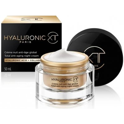 Hyaluronic XT noční krém proti stárnutí Kyselina hyaluronová + Kolagen 50 ml – Zboží Mobilmania