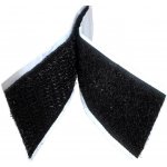 Pásek na suchý zip s lepidlem černý 2x10 cm, šířka 20 mm – Hledejceny.cz