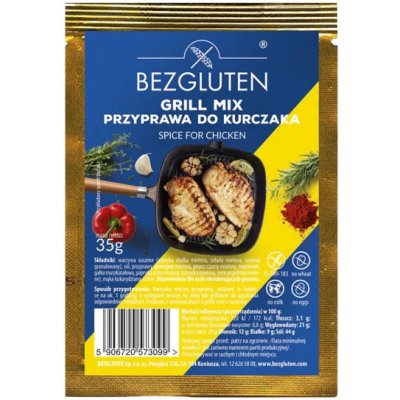 Bezgluten Koření směs grilovací na kuře bez lepku 35 g – Zboží Dáma