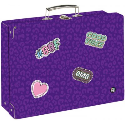 Oxybag Kufřík lamino hranatý A4 OXY GO Fashion – Zboží Mobilmania