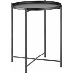 tectake 404185 odkládací stolek chester - černá – Hledejceny.cz