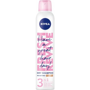 Nivea Fresh Revive suchý šampon pro světlejší tón vlasů 200 ml