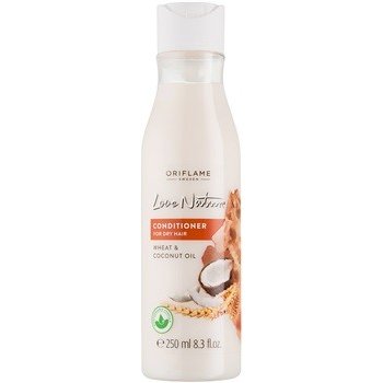 Oriflame Love Nature kondicionér pro suché vlasy s pšenicí a kokosovým olejem 250 ml