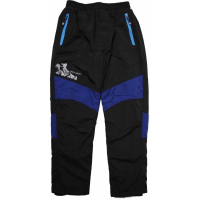 Wolf B2274 chlapecké šusťákové kalhoty zateplené černá – Zboží Dáma