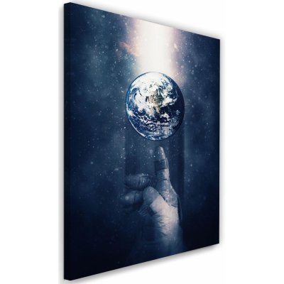 Gario Obraz na plátně Planeta Země na prstu - Gab Fernando Rozměry: 40 x 60 cm – Zbozi.Blesk.cz
