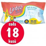 Linteo Baby Soft and Cream vlhčené ubrousky 120 ks – Hledejceny.cz