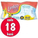 Linteo Baby Soft and Cream vlhčené ubrousky 120 ks – Zboží Mobilmania