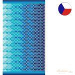 Sleep-well plážová osuška OCEÁN přeliv modré froté 90 x 170 cm – Zboží Mobilmania